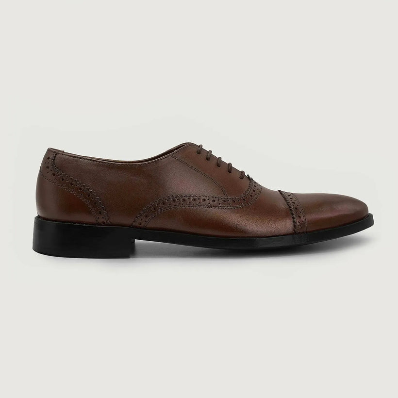 Grisson Brogues Oxford Marrón Leather Shoes para Hombre
