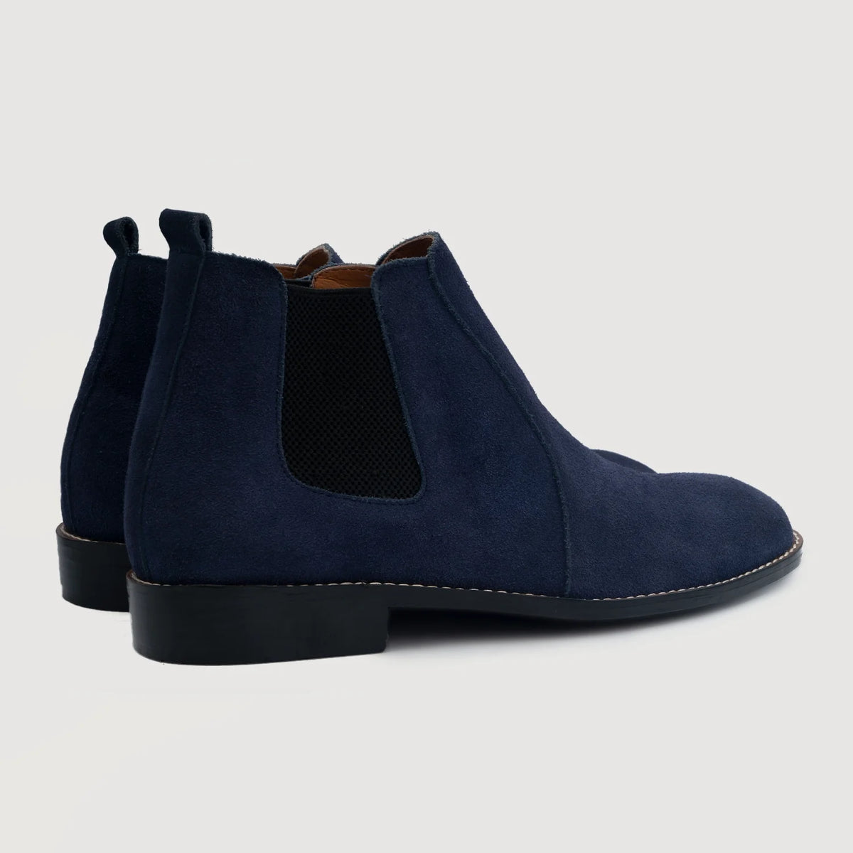 Clarkson Chelsea Midnight Azul Suede Botas de cuero para Hombre For Men - Contrafuerte de talón reforzado y doble costura de precisión