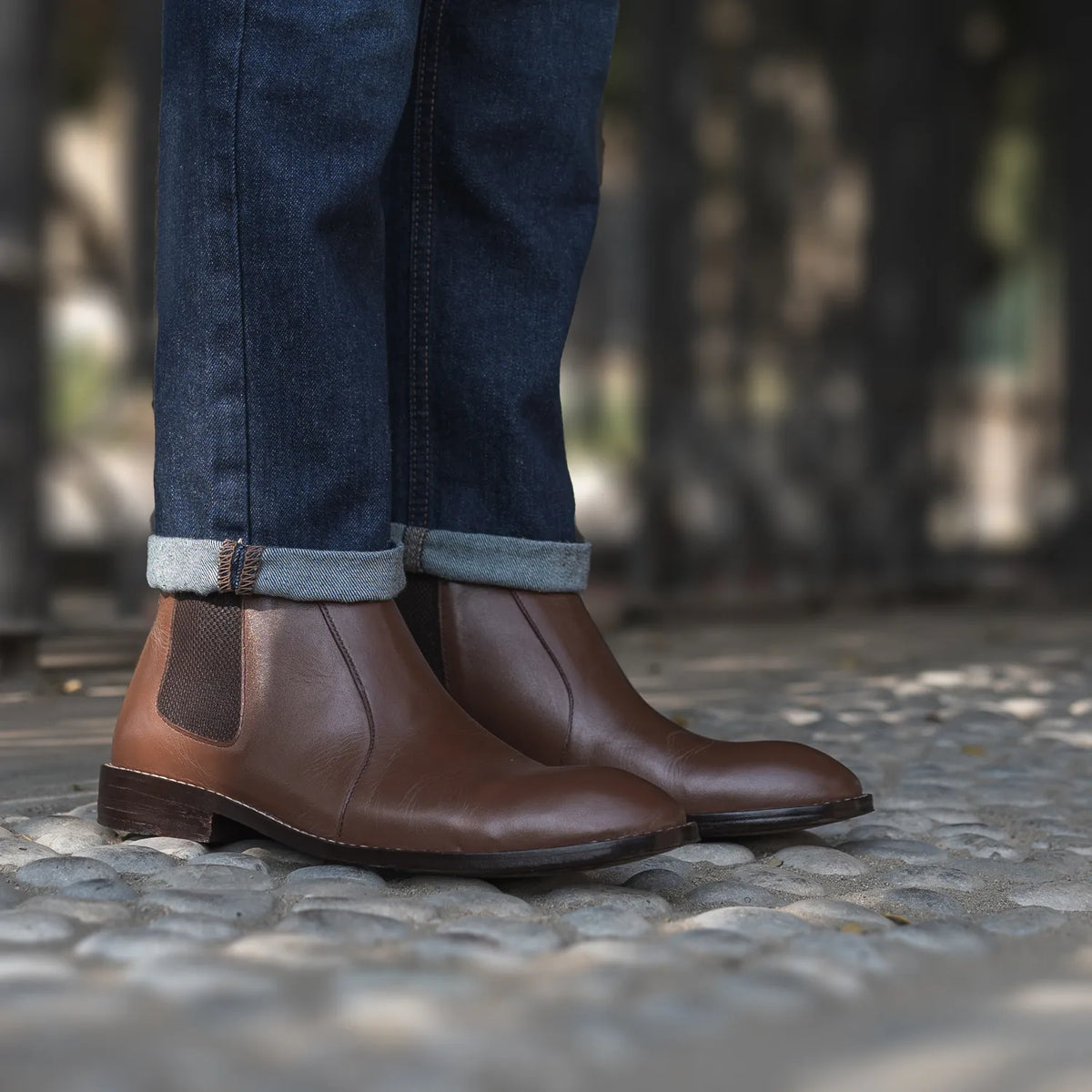 Orlaven Clarkson Chelsea Marrón Botas de cuero para Hombre footwear image 9