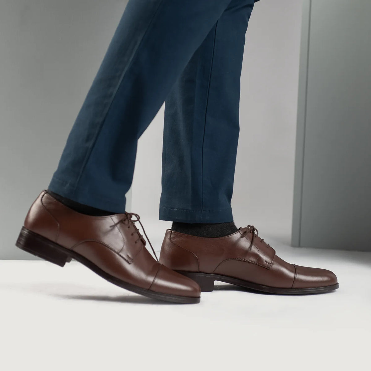 Orlaven Attorney Derby Marrón Zapatos de cuero para Hombre footwear image 9
