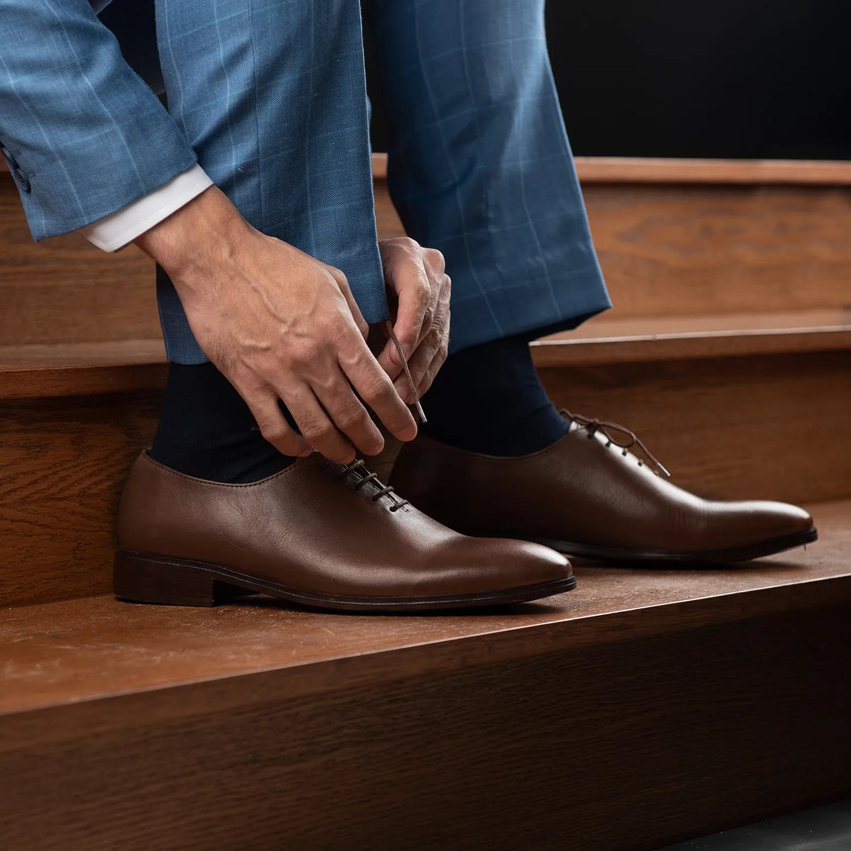 Orlaven Director Wholecut Marrón Zapatos de cuero para Hombre footwear image 9
