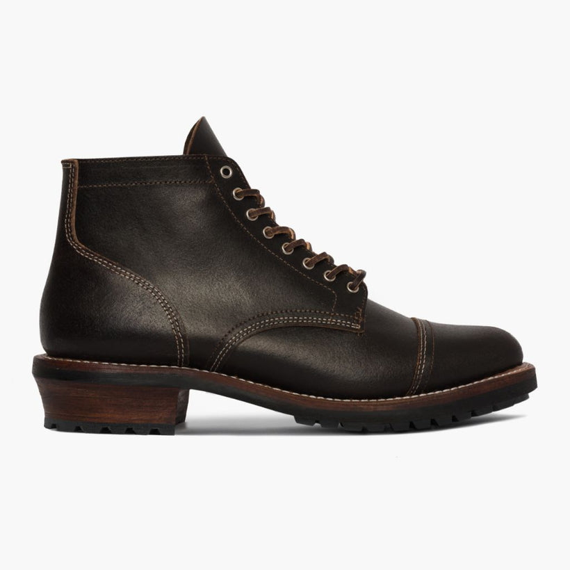 Vanguard Waxed Cacao Leather Boots para Hombre