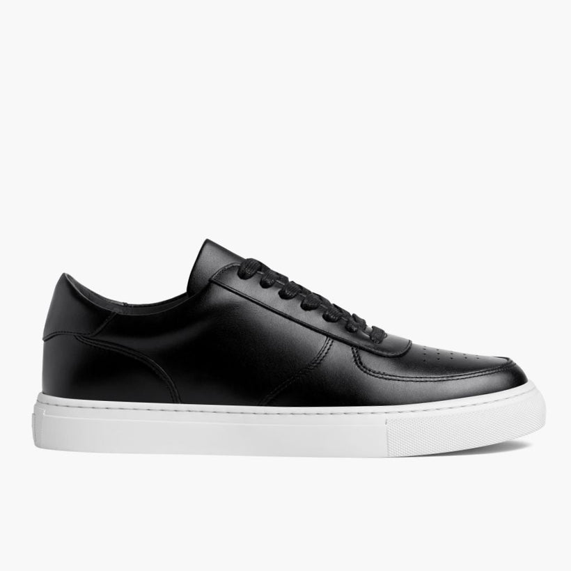 Court Negro Leather Sneakers para Hombre