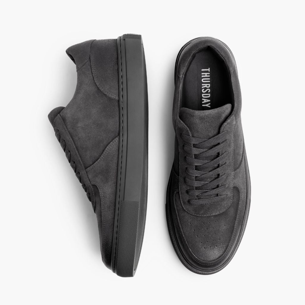Court Smoke Zapatillas de cuero para Hombre - Contrafuerte de talón reforzado y doble costura de precisión