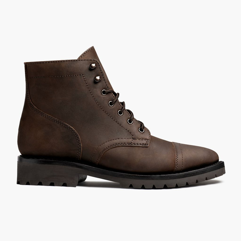 Captain StormKing® Tabaco Botas de cuero para Hombre