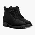 Challenger Negro Mate Botas de cuero para Hombre