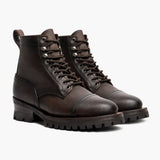 Challenger Canyon Leather Boots in Classic Full-Grain Leather - Lateral Side Profile View | Buy Online