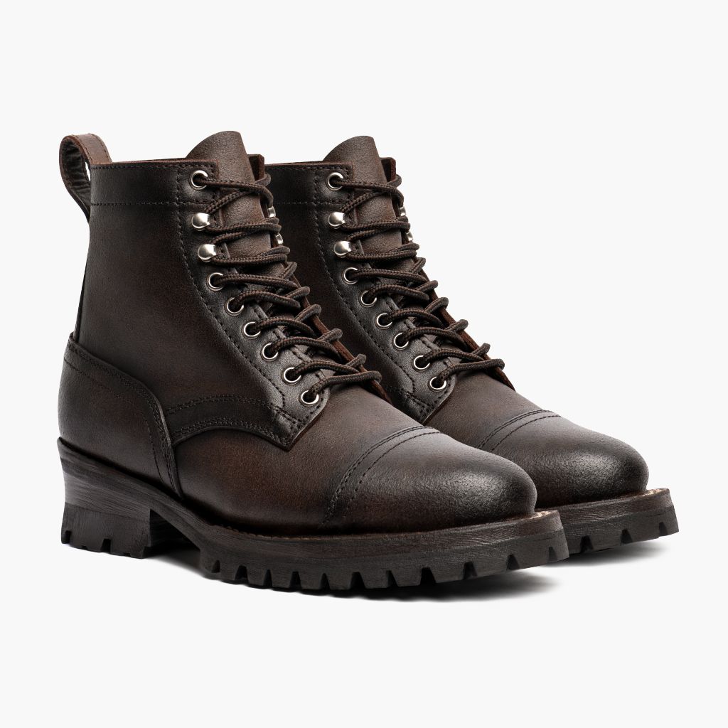 Challenger Cañón Botas de cuero para Hombre in Classic Full-Grain Leather - Vista de perfil | Comprar online