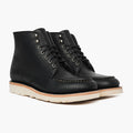 Diplomat Negro Mate Botas de cuero para Hombre