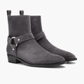 Harness Gris Suede Botas de cuero para Hombre