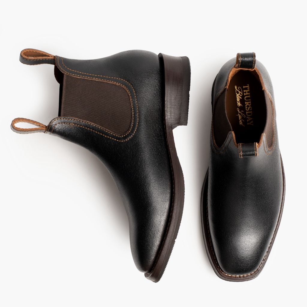 Journeyman Cacao Botas de cuero para Hombre - Contrafuerte de talón reforzado y doble costura de precisión