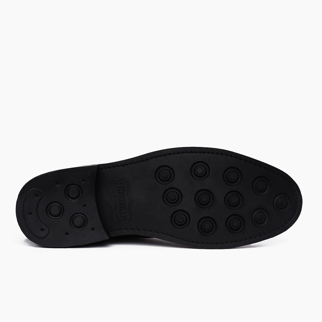 High-Traction Rubber Outsole & Lug Tread Pattern on President Whisky Botas de cuero para Hombre For Men
