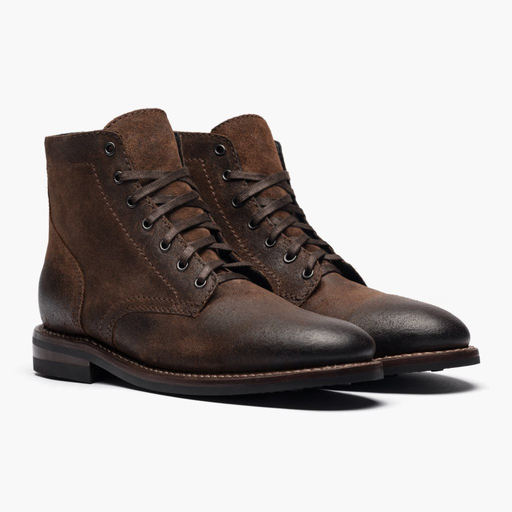 President Moca Botas de cuero para Hombre For Men in Mocha Full-Grain Leather - Vista de perfil | Comprar online