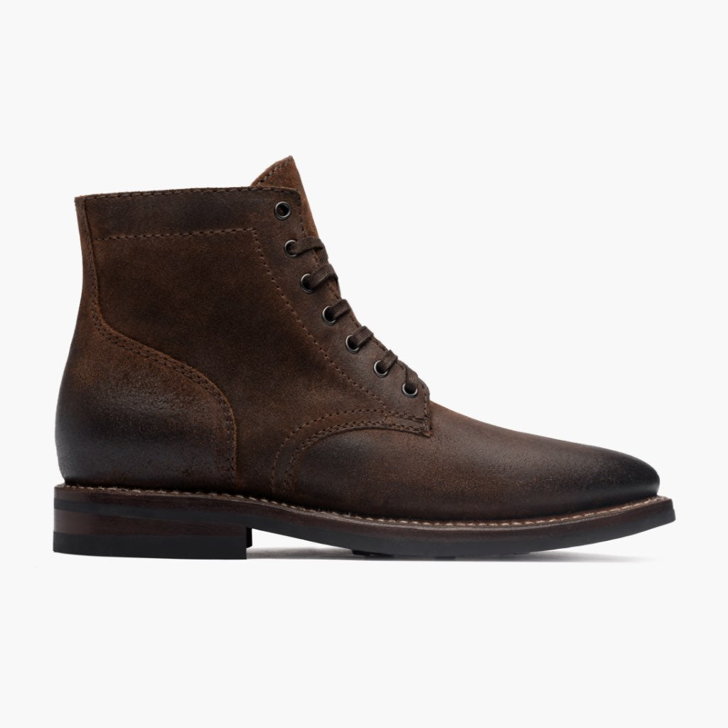Mocha Full-Grain leather Boots - Construcción cosida Goodyear y puntera delantera