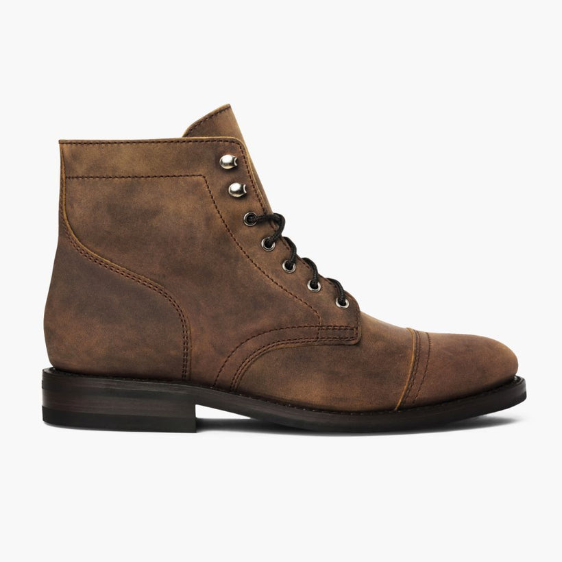 Captain Cobre Quemado Botas de cuero para Hombre