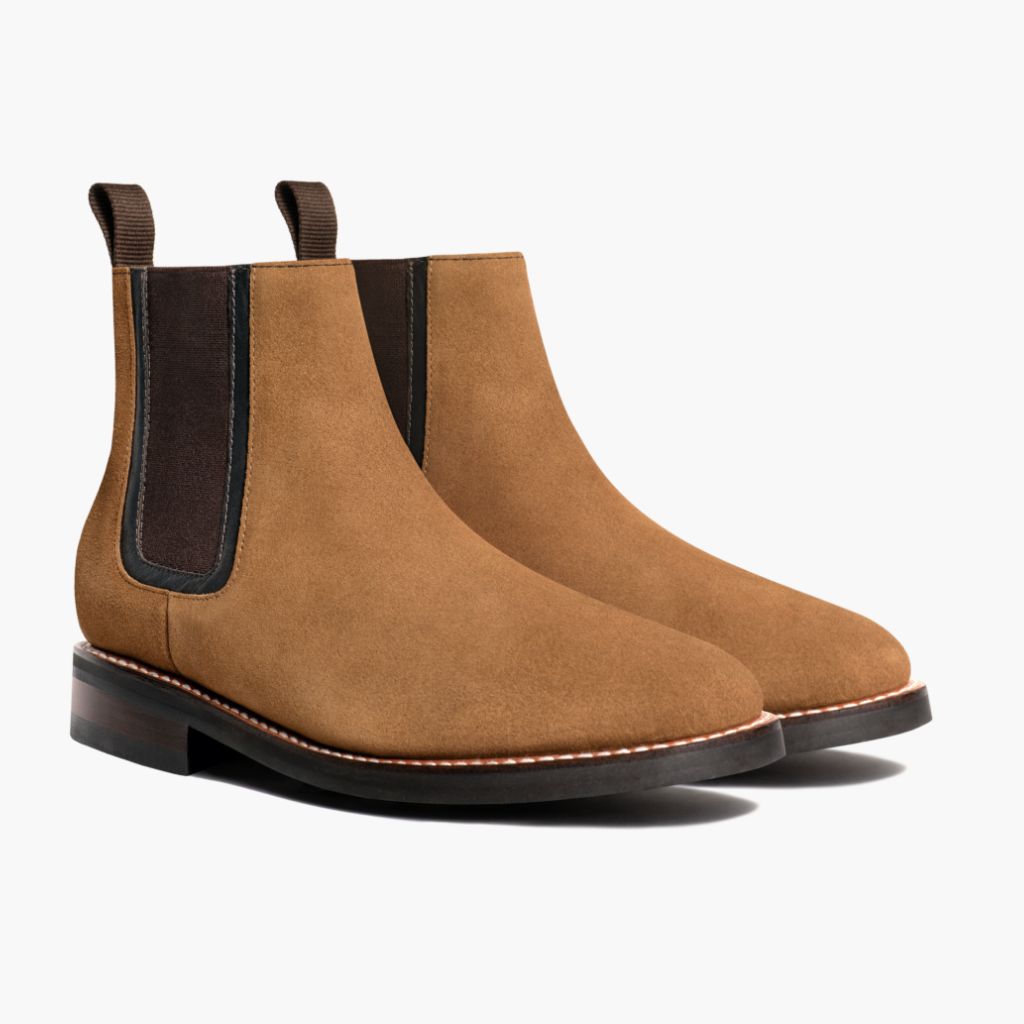 Duke Honey Suede Botas de cuero para Hombre in Classic Goatskin Suede - Vista de perfil | Comprar online