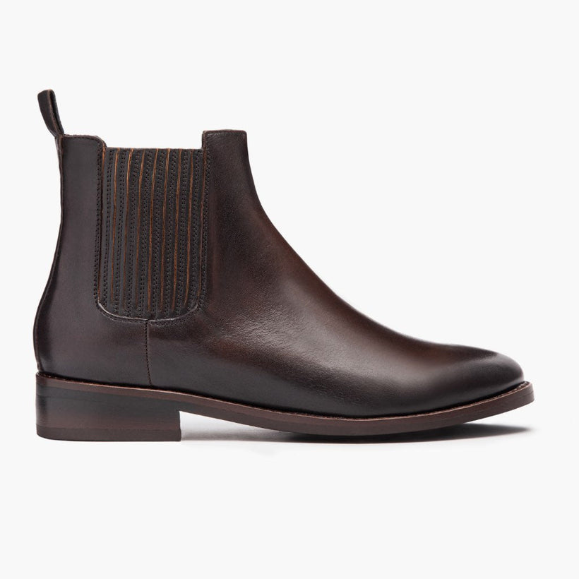 Dreamer Café Negro Botas de cuero para Mujer