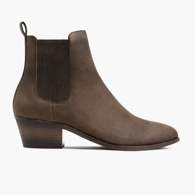 Dreamer Bootie Tabaco Botas de cuero para Mujer