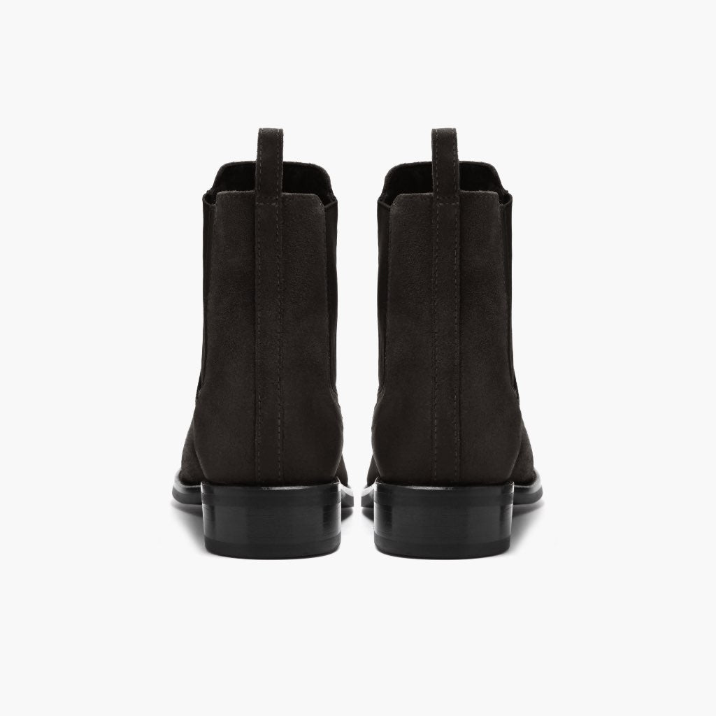 Duchess Gris Sombra Botas de cuero para Mujer - Contrafuerte de talón reforzado y doble costura de precisión