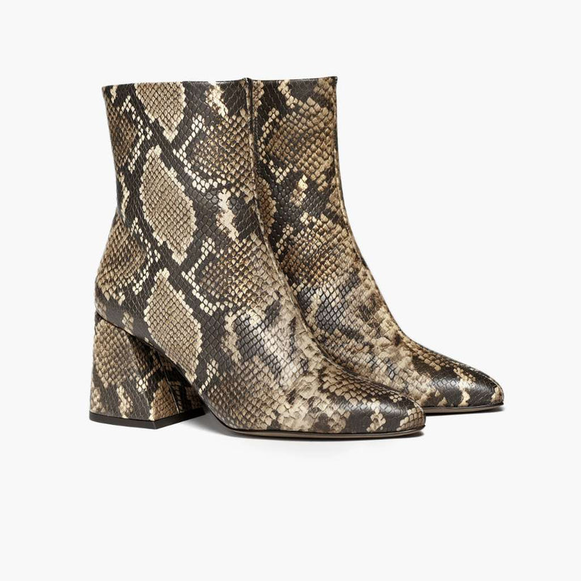 Heartbreaker Snake Print Botas de cuero para Mujer