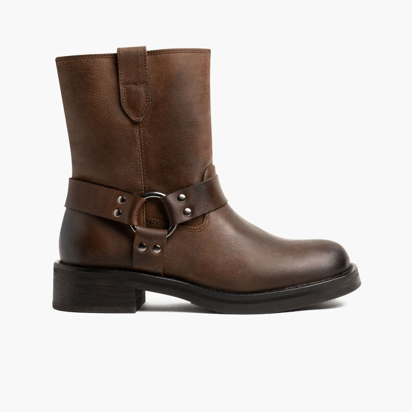 Outlaw Light Tobacco Leather Boots para Mujer