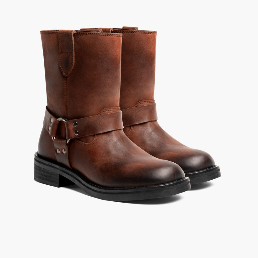 Outlaw Rust Marrón Leather Boots para Mujer