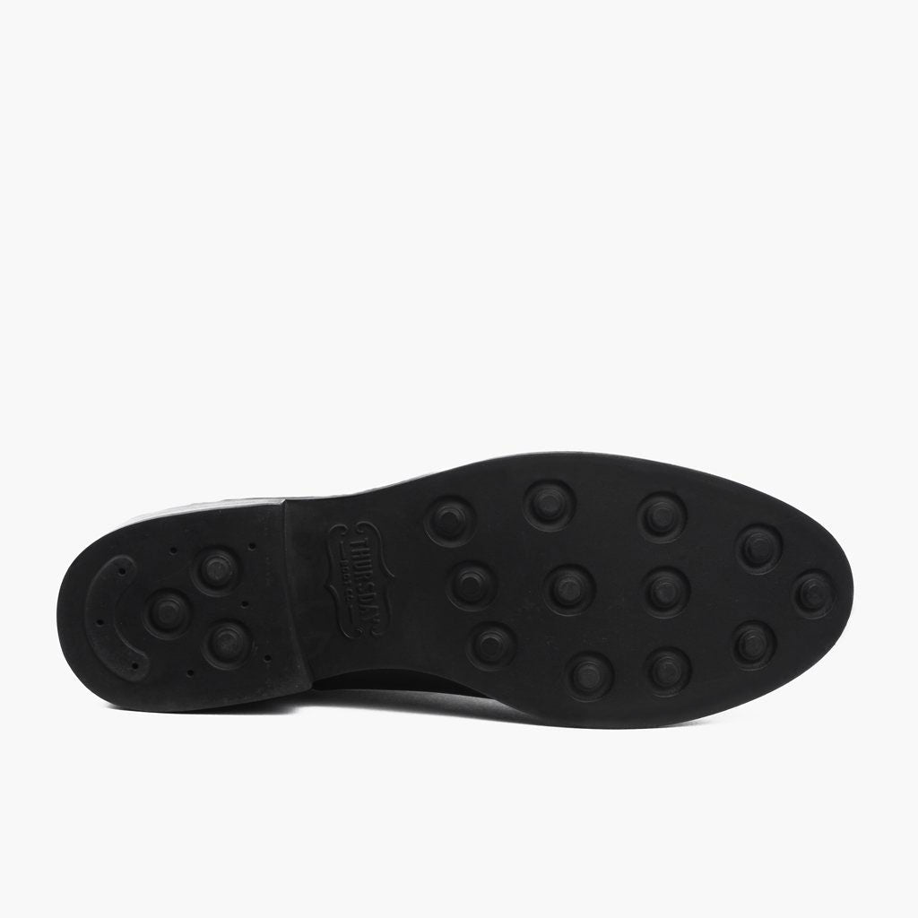 High-Traction Rubber Outsole & Lug Tread Pattern on Duchess Glazed Ginger Botas de cuero para Mujer