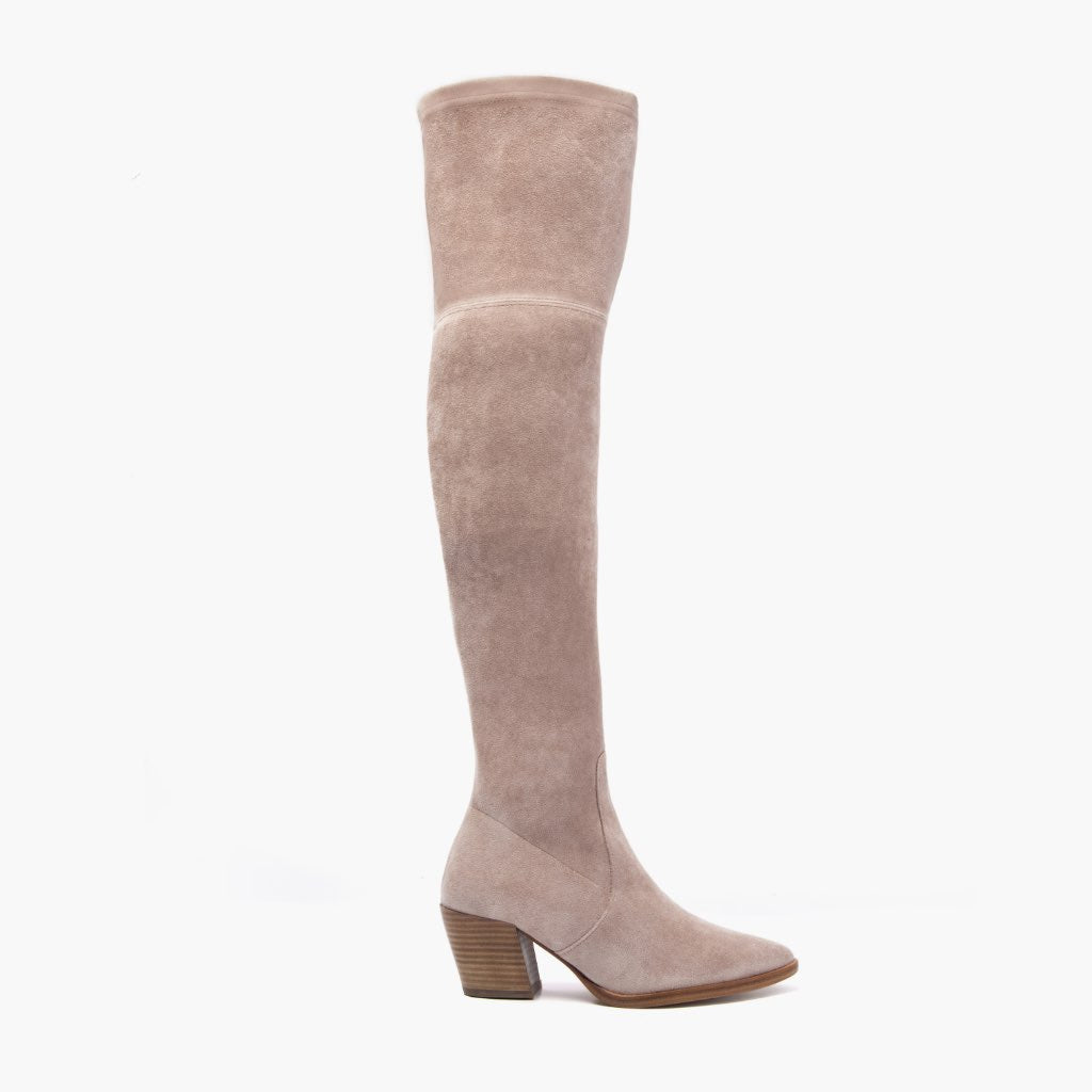 Tempest Sand Botas de cuero para Mujer in Classic Full-Grain Leather - Vista de perfil | Comprar online