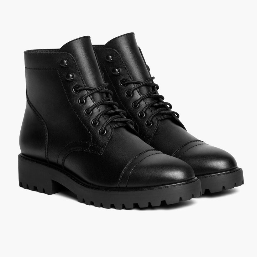 Captain Negro (Edición StormKing®) Botas de cuero para Mujer
