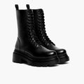 Fatale Negro Botas de cuero para Mujer