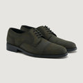 Dirk Brogues Derby Olive Oil Pullup Zapatos de cuero - StudGuard para Hombre