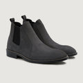 Clarkson Chelsea Gris Nubuck Botas de cuero - StudGuard para Hombre