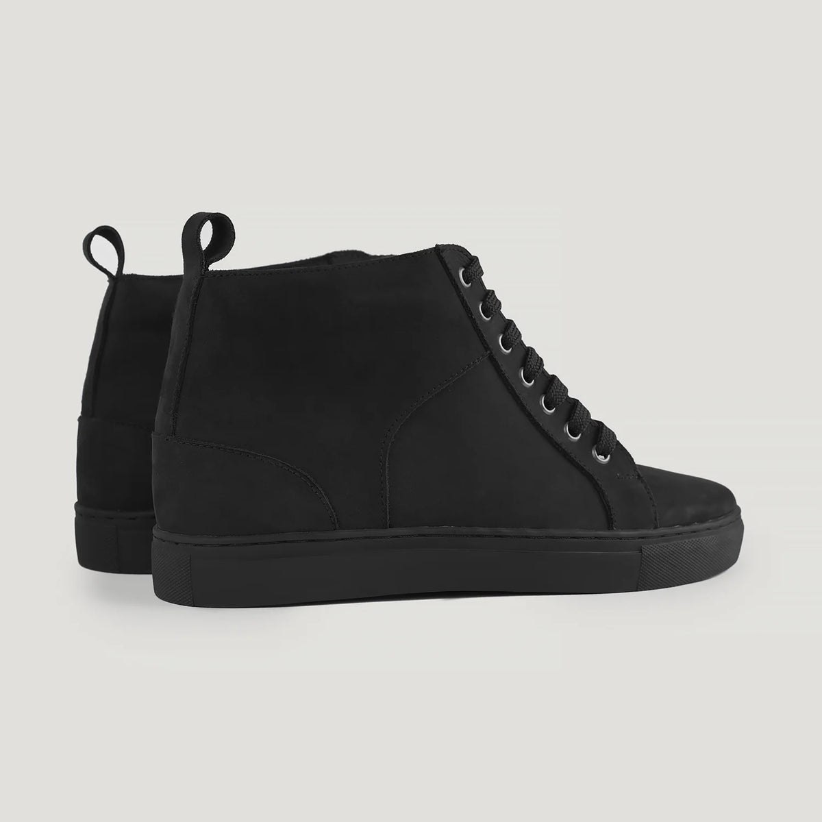 Orlaven Marty High Top Negro Nubuck Zapatillas para Hombre footwear image 10