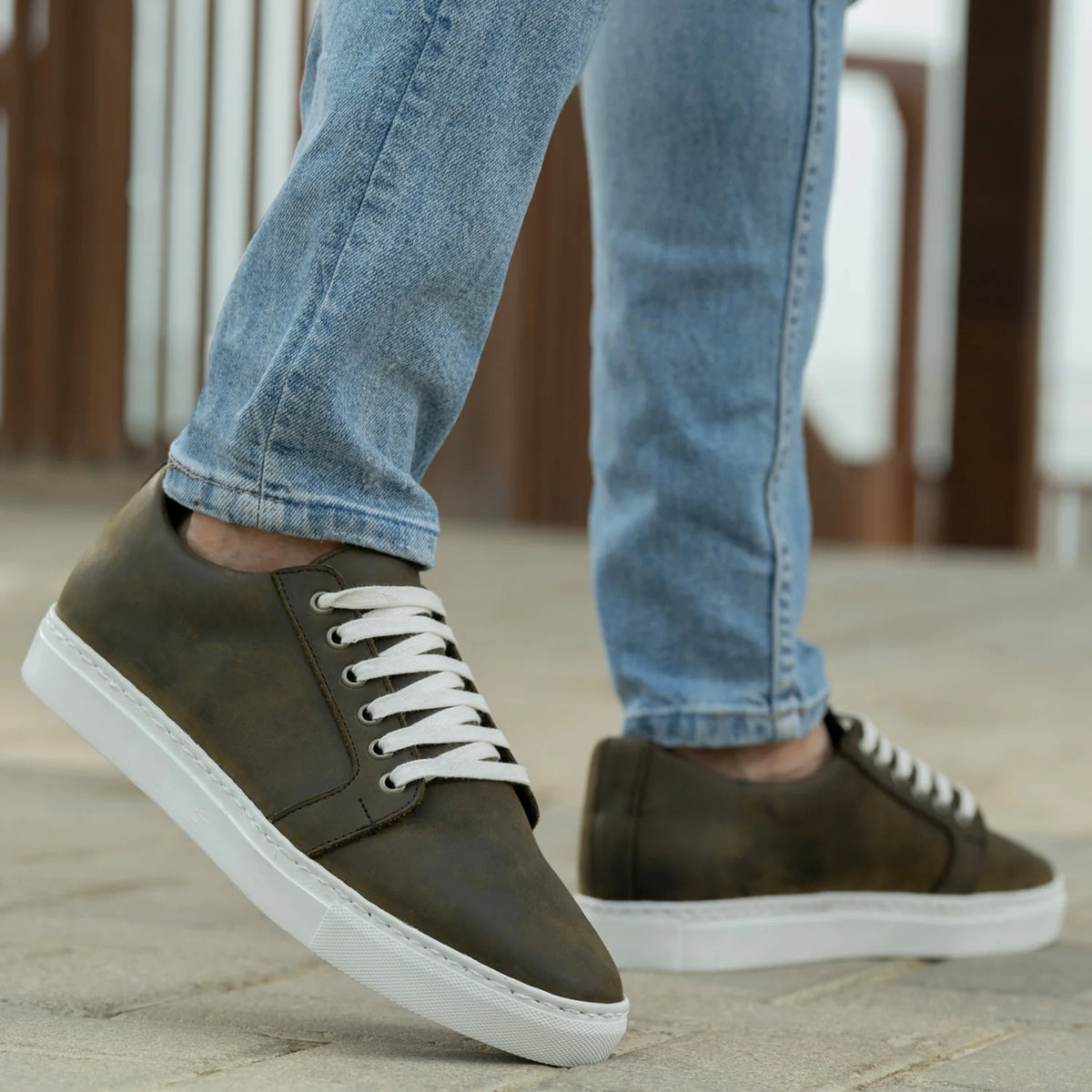 Top-Down Perspective Showing Lacing System & Tongue Craftsmanship