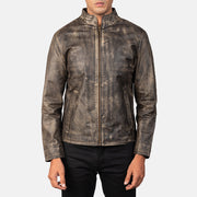 Alex Chaqueta Biker de Cuero para Hombre – Vista alternativa del producto 4