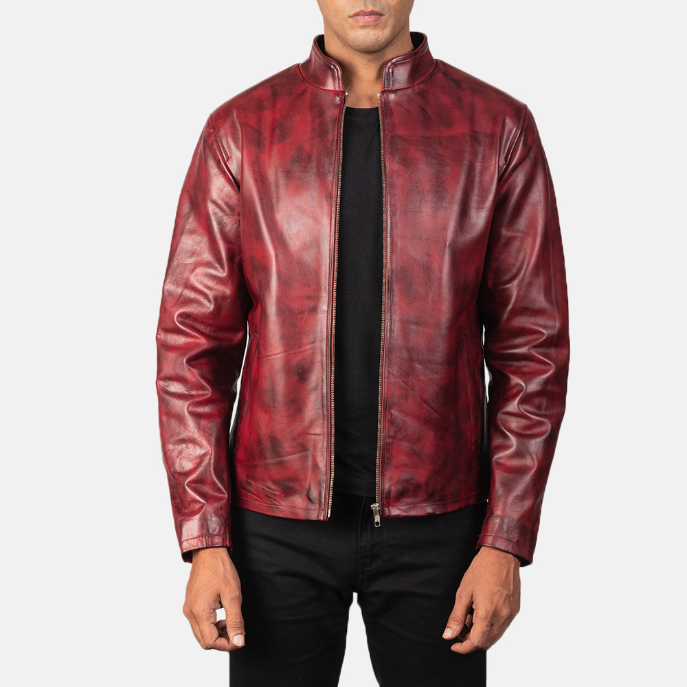 Alex Chaqueta Biker de Cuero para Hombre – Vista alternativa del producto 1