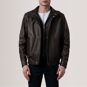 Alfred Cazadora Bomber de Cuero para Hombre – Vista alternativa del producto 1
