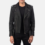 
Allaric Alley Chaqueta Biker de Cuero para Hombre – alternate product view 1