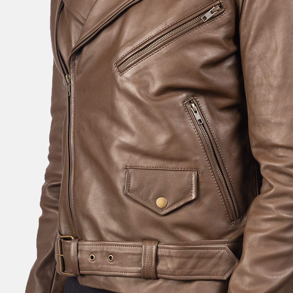 
Allaric Alley Chaqueta Biker de Cuero para Hombre – alternate product view 6
