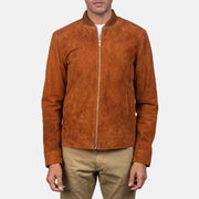 Blain Marrón Cazadora Bomber de Cuero para Hombre – Vista alternativa del producto 3