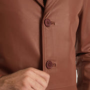 Classmith Abrigo de Cuero para Hombre – Vista alternativa del producto 6