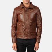 Columbus Cazadora Bomber de Cuero para Hombre – Vista alternativa del producto 1