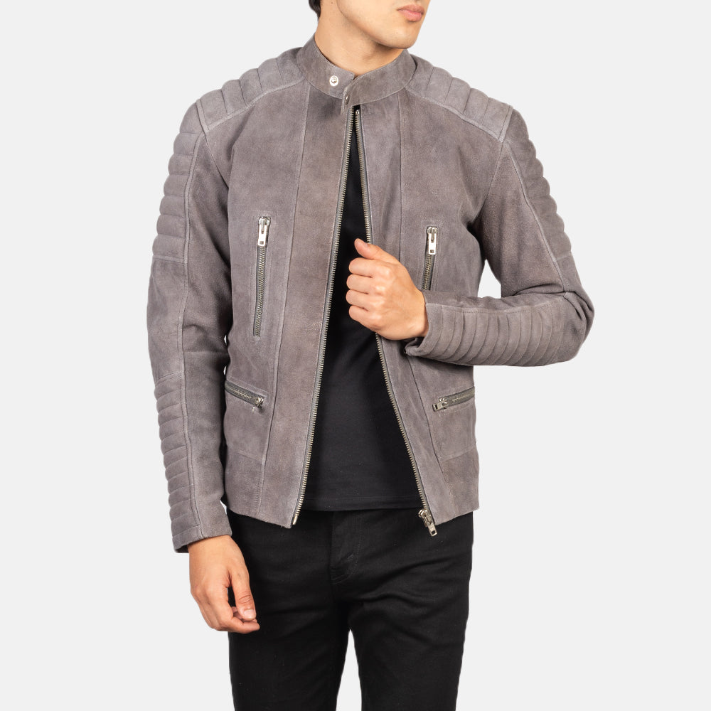 
Damian Chaqueta Biker de Cuero para Hombre – alternate product view 1