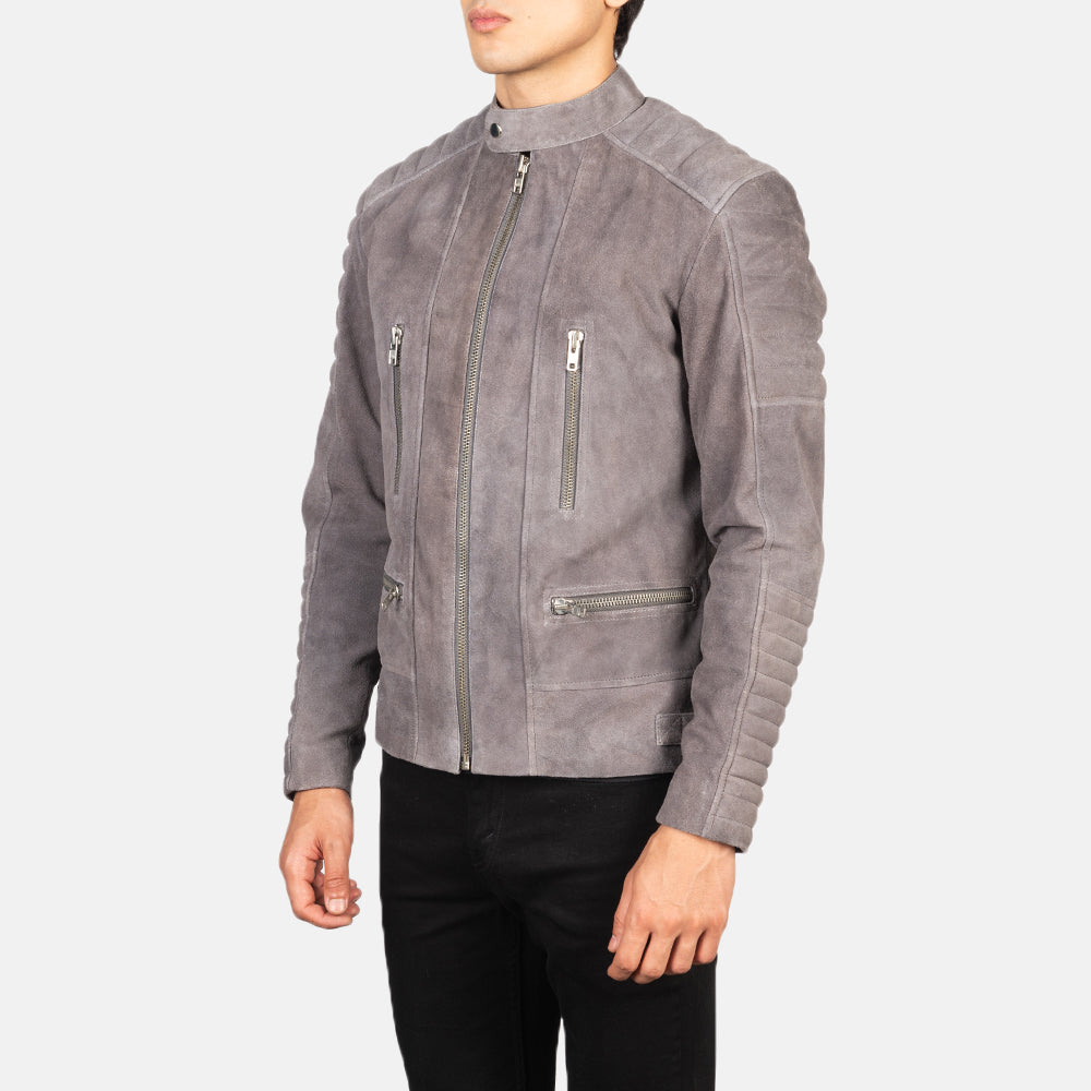 
Damian Chaqueta Biker de Cuero para Hombre – alternate product view 2