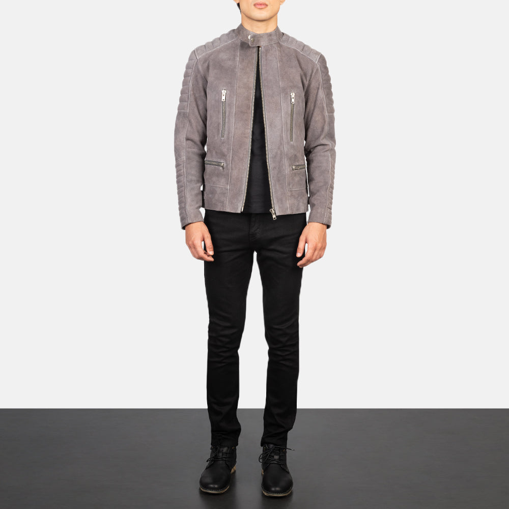 
Damian Chaqueta Biker de Cuero para Hombre – alternate product view 3
