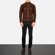 
Damian Chaqueta Biker de Cuero para Hombre – alternate product view 3