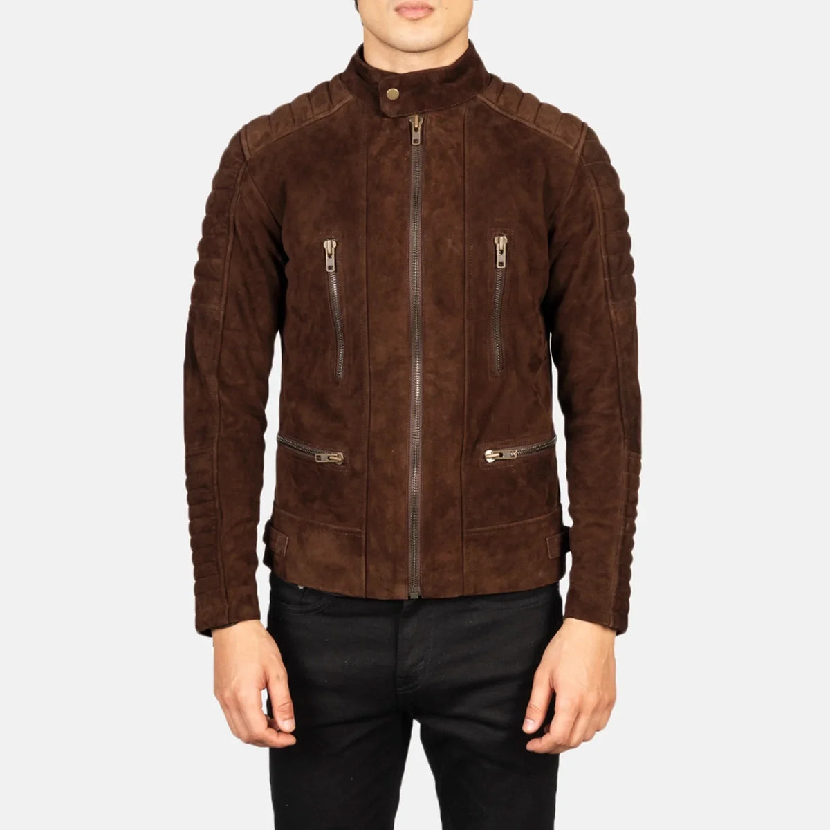 
Damian Chaqueta Biker de Cuero para Hombre – alternate product view 4