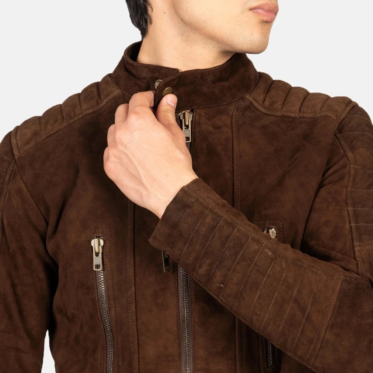 
Damian Chaqueta Biker de Cuero para Hombre – alternate product view 6