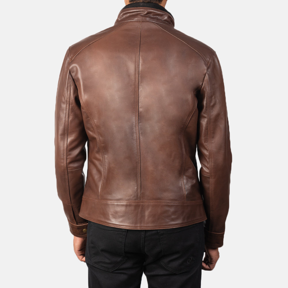 Darren Chaqueta Biker de Cuero para Hombre – Vista alternativa del producto 5