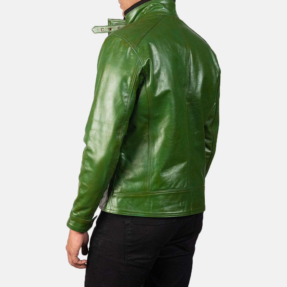 Darren Chaqueta Biker de Cuero para Hombre – Vista alternativa del producto 5